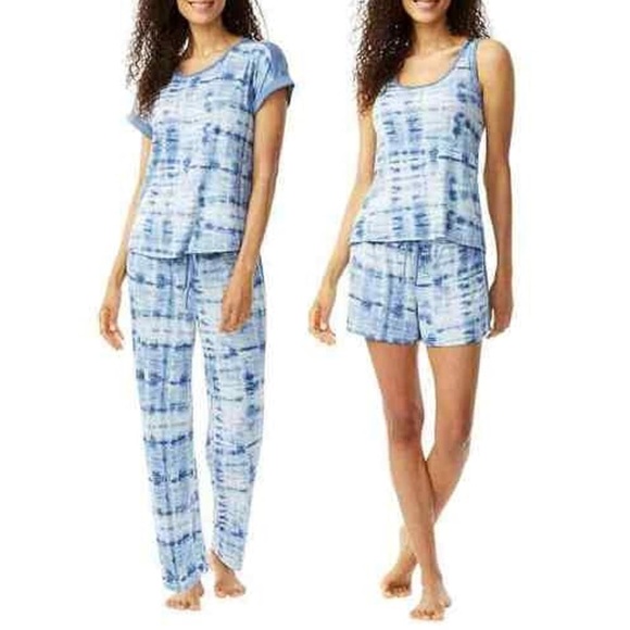 Lucky Brand Other - Lucky Brand Blue Tie Die Pajama Set